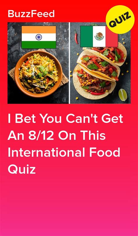There are many kinds of questions that will cover various topics regarding food such as fast food, meat, fruit & vegetables, famous foods, snacks, drinks, cooking, health nutrition, and so on. Can You Match The Signature Dish To The Country It's From ...