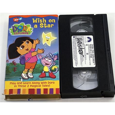 Nick Jr Dora The Explorer Wish On A Star Vhs Video Tape Etsy