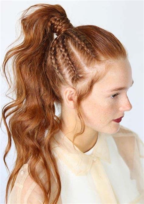 Fantastic High Pontail Style With Braids You Must Try In 2020
