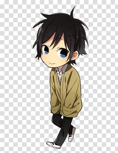 Chibi Anime Boy School Uniform Male Chibi Fan Art Transparent