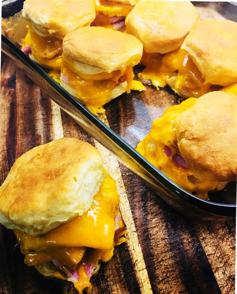 Ham And Cheese Breakfast Biscuits Cooks Well With Others