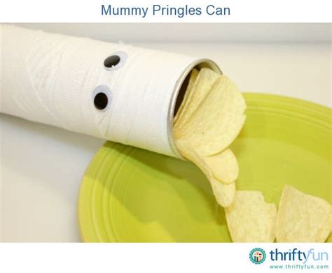 Mummy Pringles Can Pringles Can Halloween Party Diy Halloween Hacks
