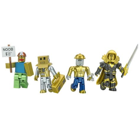 Roblox Action Collection 15th Anniversary Gold 4 Figure Pack