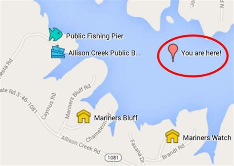 Lake Wylie Man Guide To Lake Wylie Custom Map To Landmarks And Advice