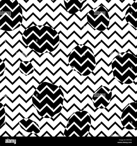Abstact Seamless Pattern Zig Zag Line And Dot Texture Diagonal Line