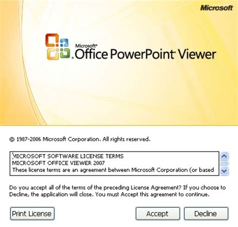 Microsoft Powerpoint Viewer 2007 — Скачать