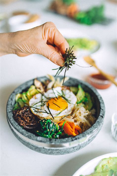 15 easy korean recipes 1. Traditional Korean Bibimbap Recipe | THE DIMPLE LIFE