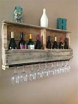 Pictures of Wine Glass Wall Rack Wood