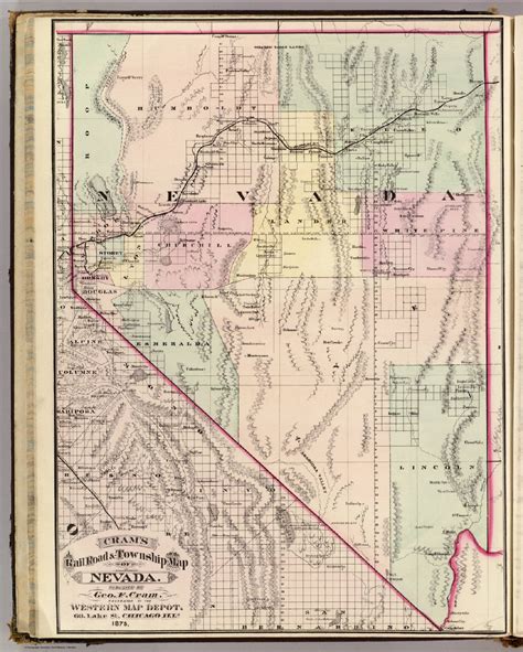Nevada David Rumsey Historical Map Collection