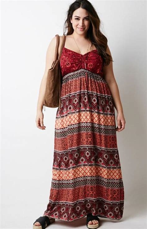 Plus Size Boho Maxi Dresses Pluslookeu Collection