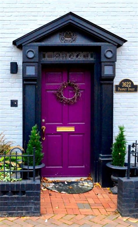 Purple Front Doors Purple Door Front Door Colors Cool Doors Unique