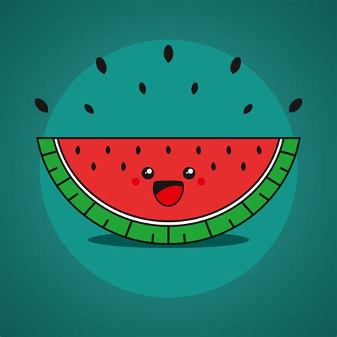 Piece Of Cute Melon On Behance