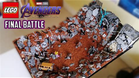 huge lego avengers endgame final battle moc finale youtube