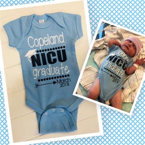 Nicu Graduate Nicu Custom Baby Onesie Cute Baby Outfit Etsy