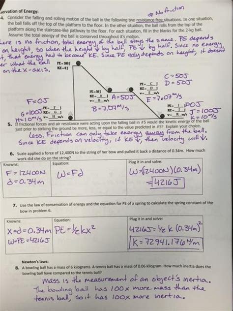 Answer key to physics review book physics, the physical setting: test review 2 answer key - Ms Pearce's IPC (Physics)