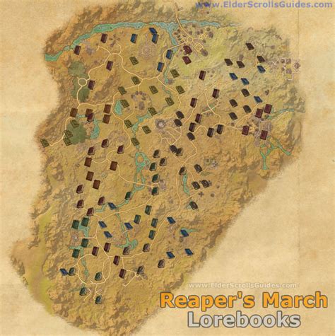 Reapers March Lorebooks Map Elder Scrolls Online Guides