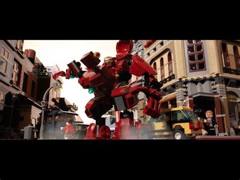 Lego Avengers Age Of Ultron Trailer Re Creation Avengers Stop