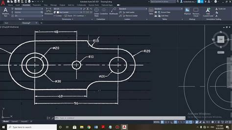 Autocad Basic Tutorial For Beginners Part 6 Youtube
