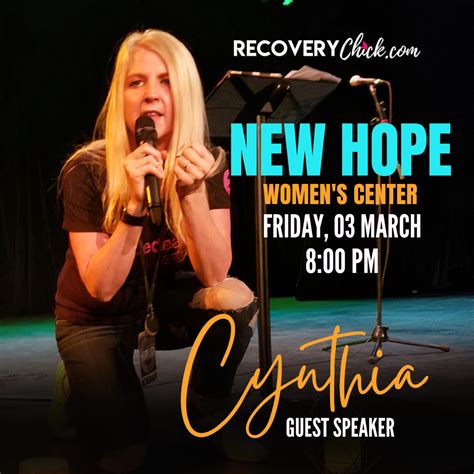 Cynthia At New Hope Womens Center — Recovery Chick