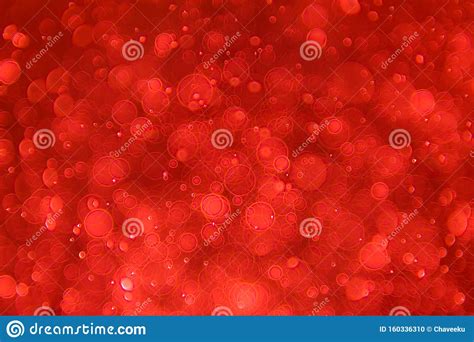 Abstract Sparkle Bokeh Light Effect With Red Background Abstract Bokeh
