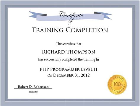 10 Training Certificate Templates Word Excel And Pdf Templates Free