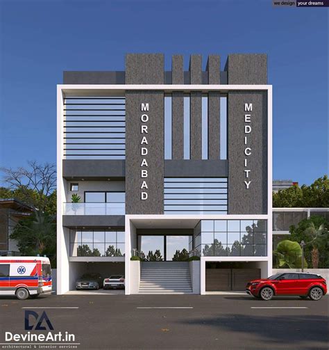 Pin By Dwarkadhishandco On Elevation Facade Design Commercial Design