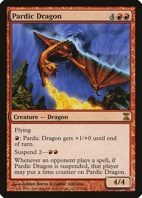 Pardic Dragon · Time Spiral Tsp 173 · Scryfall Magic The Gathering