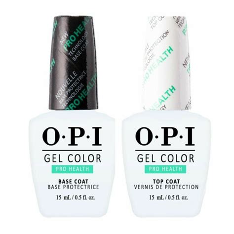 Pro Health Opi Gelcolor Soak Off Gel Kit Base Top Coat 05oz Duo Set