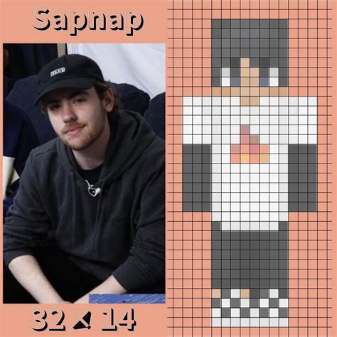 Sapnap Skin Minecraft ♡ Minecraft Para Armar Plantillas Para
