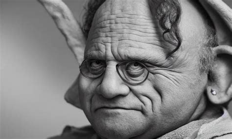 Danny Devito As Yoda Cinematic Photography Portrait Stable