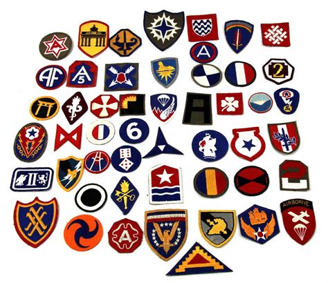 Collection Of 50 Wwii Patches With Airborne
