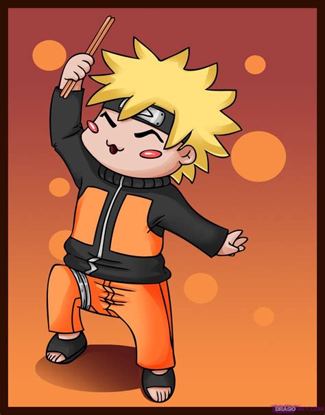 How To Draw Chibi Naruto By Dawn