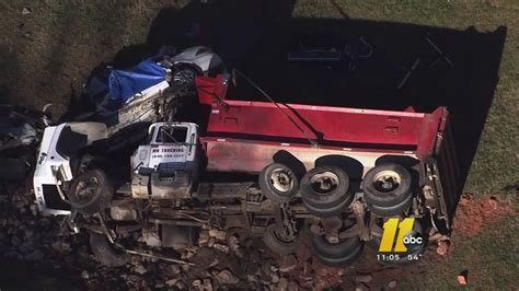 Woman Killed In Nc 98 Accident After Dump Truck Overturned On Car Abc11 Raleigh Durham