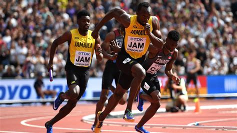 World Athletics Championships 2017 Bolt Leads Jamaica Into Final Us
