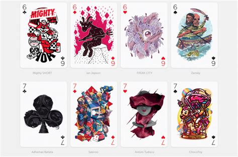 amazing decks  cards design paper
