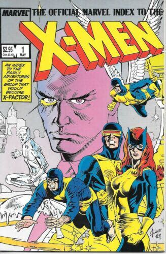 Official Marvel Index To The X Men 1 1987 Prices Official Marvel
