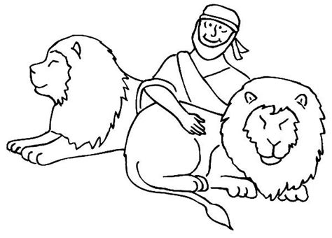 Daniel And The Lions Den Coloring Pages Free At Getdrawings Free Download