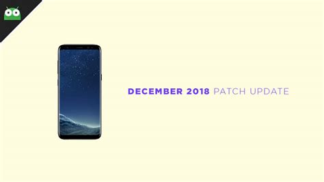 G950fxxu4crl3 Download Galaxy S8 December 2018 Security Patch