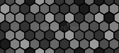 Abstract Hexagonal Geometric Pattern Background Stock Illustration