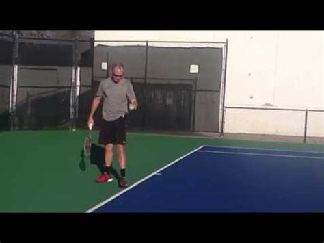 What should i do if i see roger federer serve in slow motion? Tennis serve footwork slow motion - YouTube
