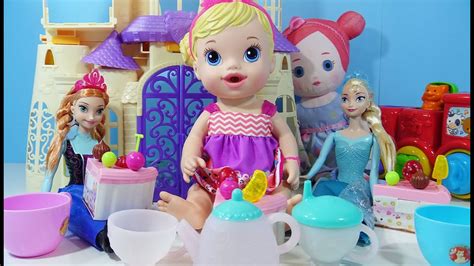 Baby Alive Teacup Surprise Baby Doll Fun Tea Party With Frozen And Diaper