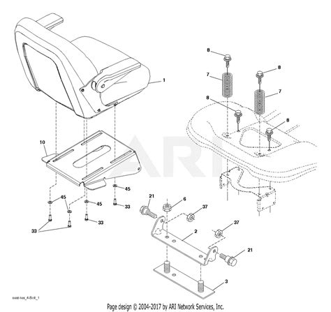 Poulan Pblgt2654 96042017200 2014 10 Parts Diagram For Seat