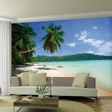 Desert Island Tropical Beach Wallpaper Wall Mural 232m X