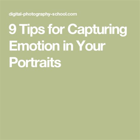 9 Tips For Capturing Emotion In Your Portraits Photo Lessons Teach