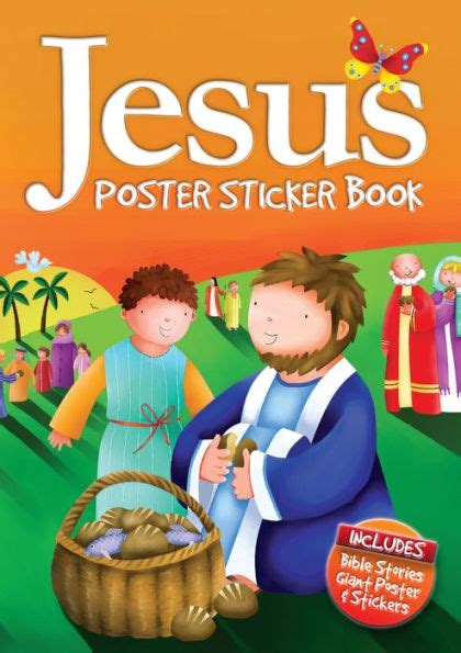 Jesus Poster Sticker Book Candle Bible For Kids By Juliet David Jo