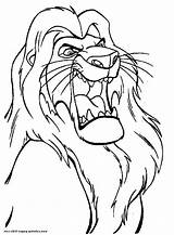 Lion King Coloring Mufasa Great Pages Color Print sketch template