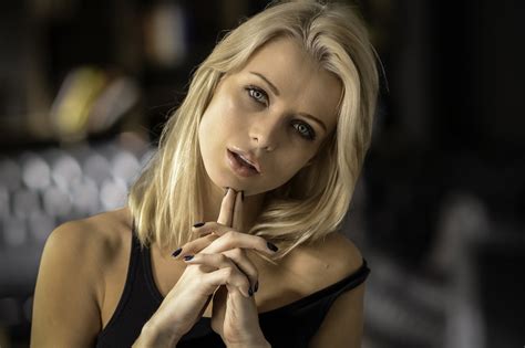 Wallpaper Id Women Ekaterina Enokaeva Blonde Portrait