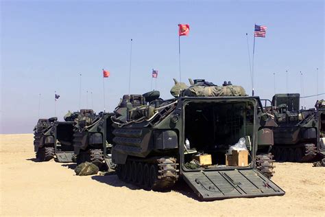Us Marine Corps Usmc Amphibious Assault Vehicles Aav7a1 Assigned To
