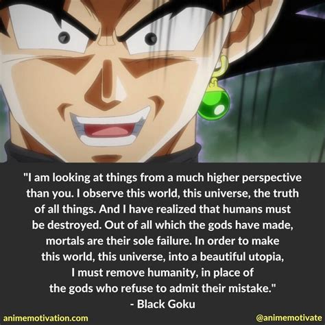 Goku is a fictional character and main protagonist of the dragon ball manga series created by akira toriyama. Pin on Dark/Sad Anime Quotes