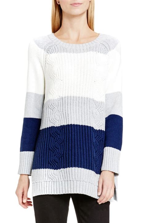 Two By Vince Camuto Colorblock Tunic Sweater Nordstrom